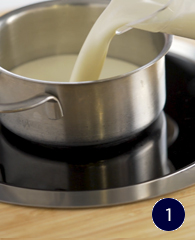 Simmer heavy cream